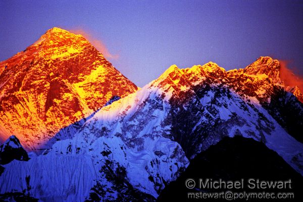Everest and Lhotse From Gokyo Ri